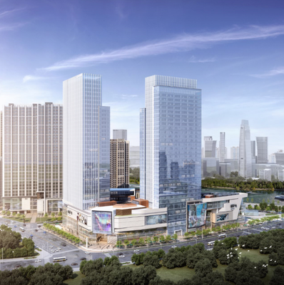 通州運河旁、地鐵上 富力中心打造運河商務區“封面”